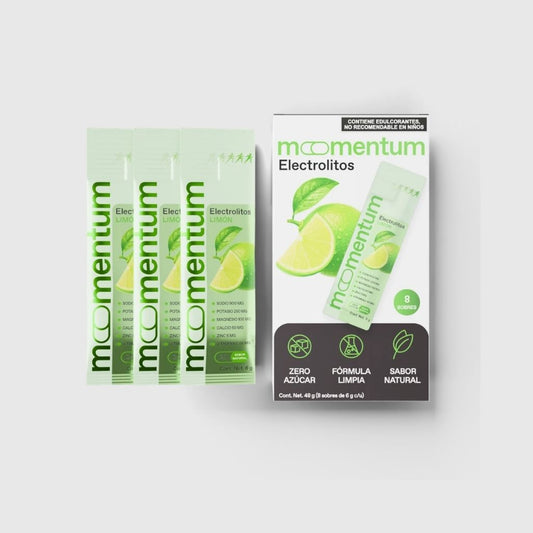Momentum Electrolitos - Caja con 8 Sobres