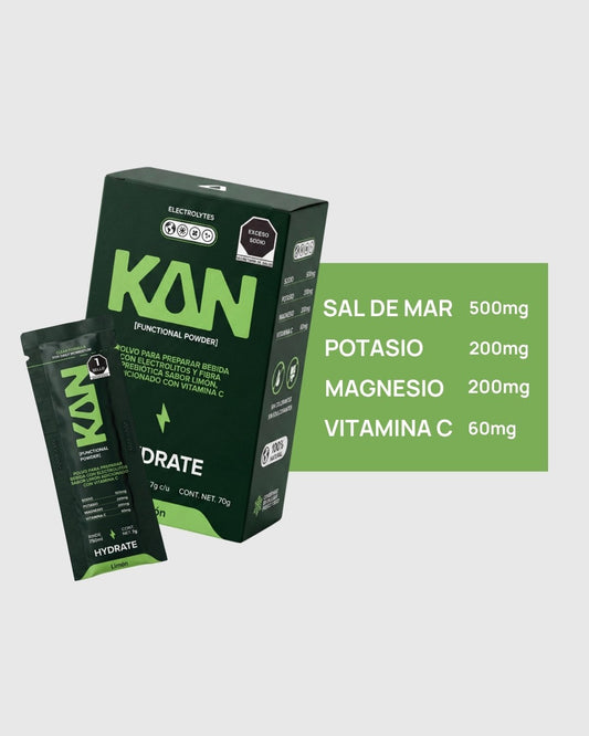 KAN Hydrate Limón — Functional Powder 10 pack
