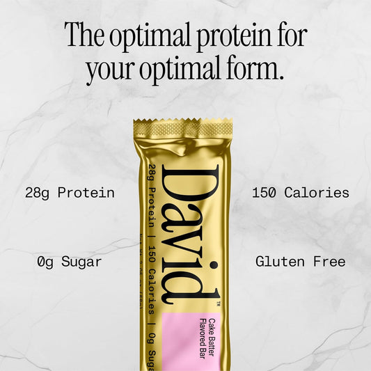 David Barra de Proteína - Cake Batter
