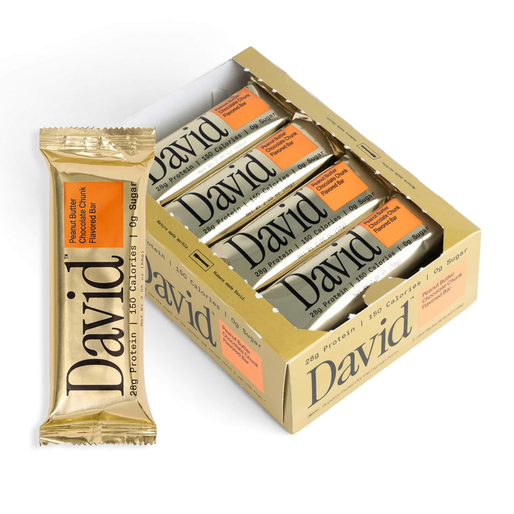 David Barra de Proteína - Peanut Butter Chocolate Chunk