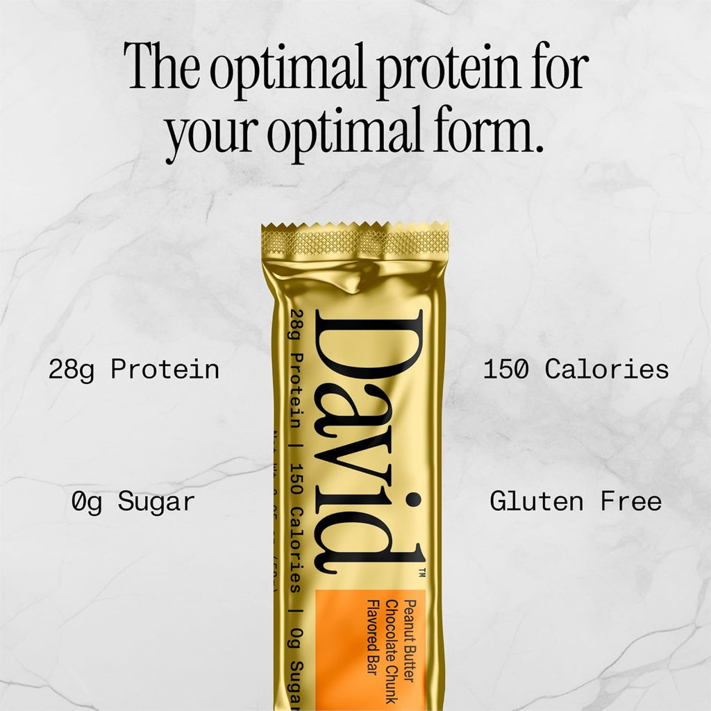 David Barra de Proteína - Peanut Butter Chocolate Chunk