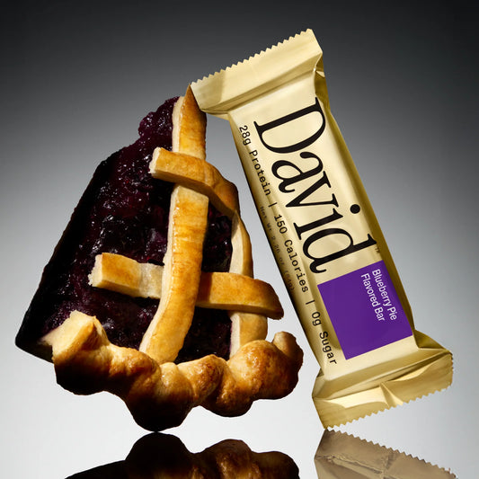 David Barra de Proteína - Blueberry Pie