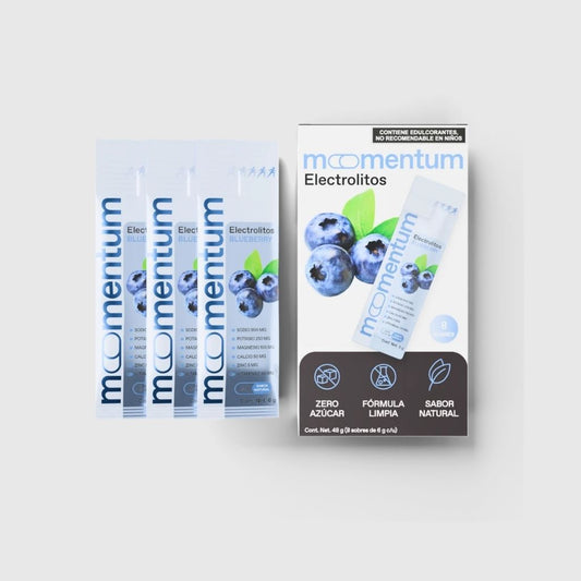 Momentum Electrolitos - Caja con 8 Sobres