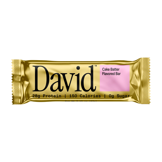 David Barra de Proteína - Cake Batter