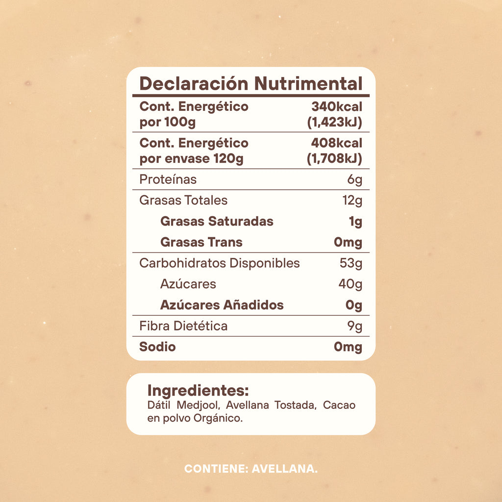 DAT SNACK DÁTIL AVELLANA 120g