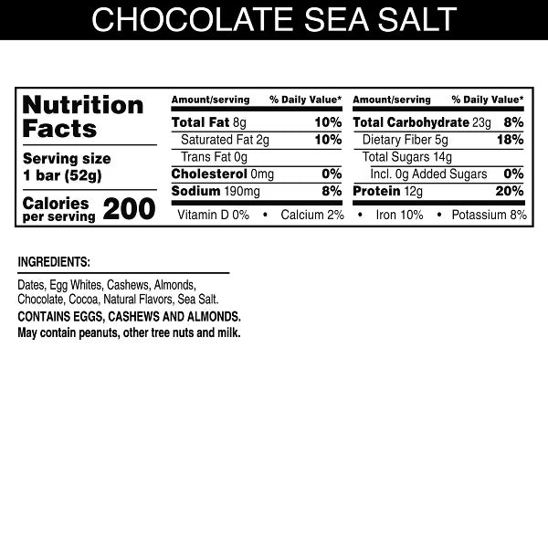 RXBAR Barra de Proteína - Chocolate Sea Salt
