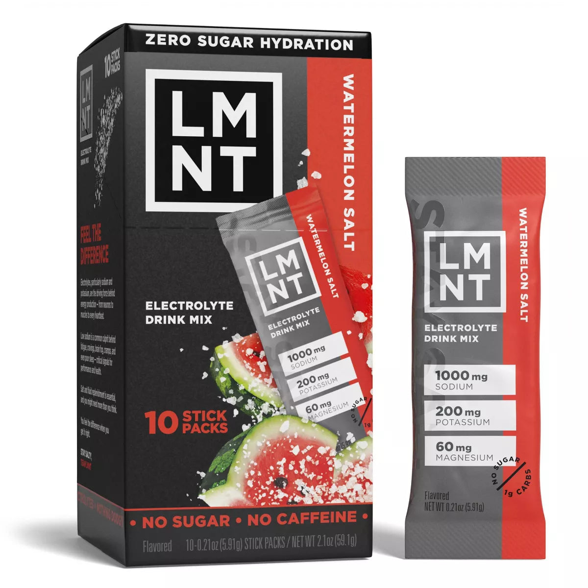 LMNT Electrolytes Zero-Sugar 10 pack