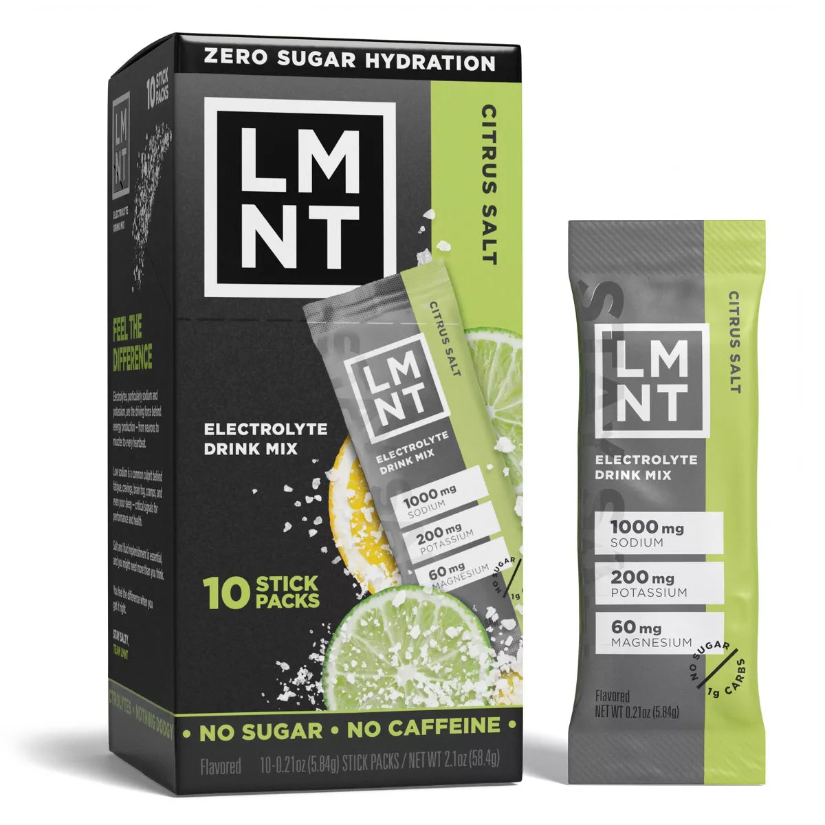 LMNT Electrolytes Zero-Sugar 10 pack