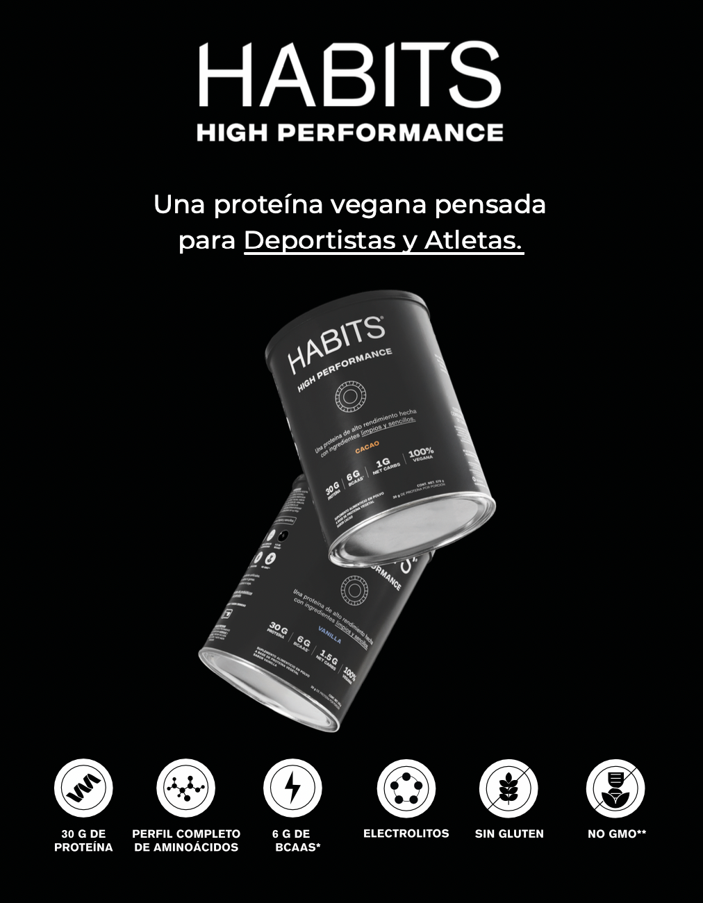 Habits High Performance Proteina Vegana
